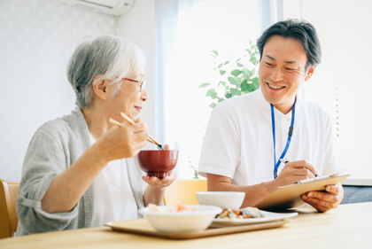 外来・入院時栄養指導イメージ
